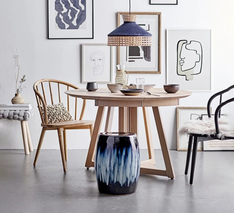 Boho Style Designer Tisch Holz Boho | milanari.com