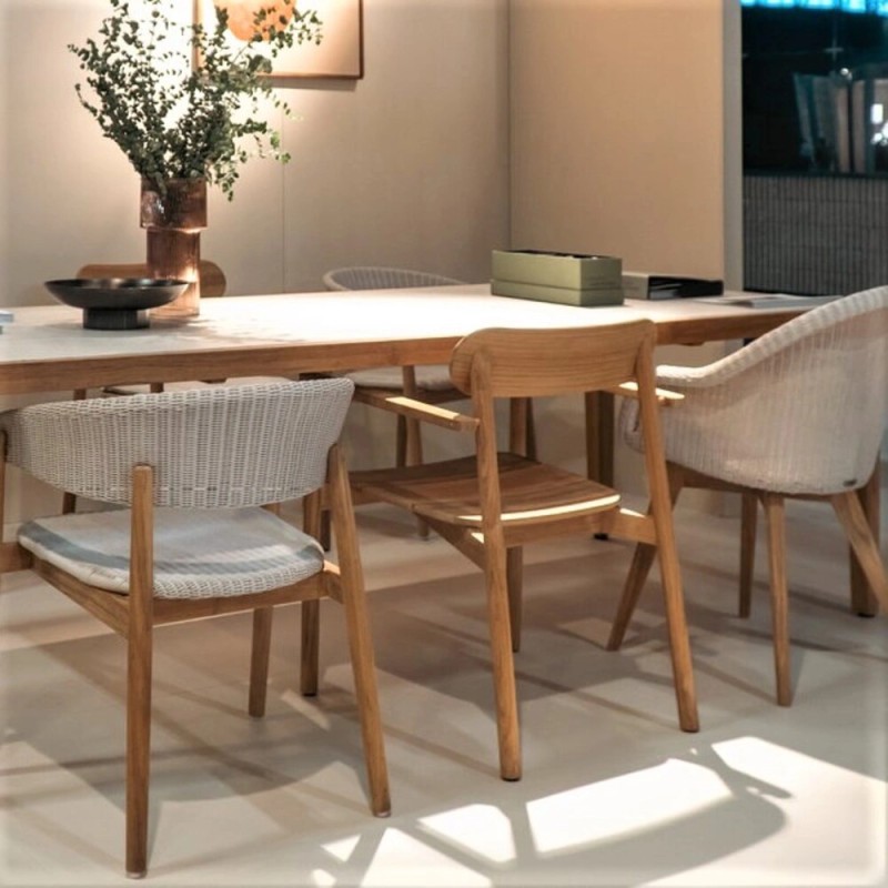 Designer Stühle mit Armlehne Holzstuhl Polsterstuhl | milanari.com