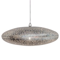 Designer Orientalische Lampe "Gabo" silber