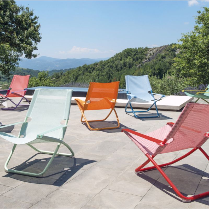 Designer Wohnen mit Farbe bunte Sonnenstühle | milanari.com