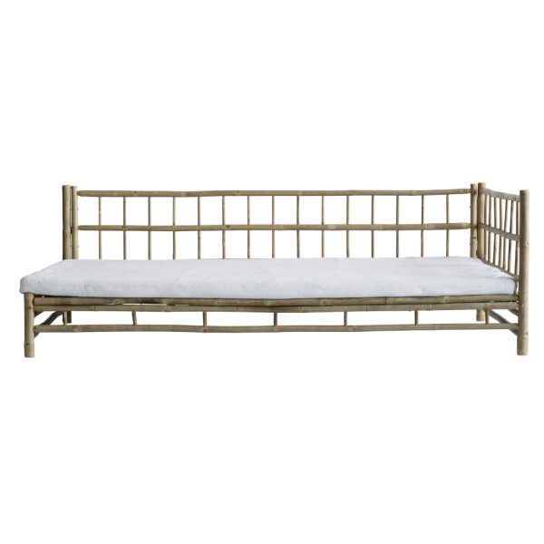 Lounge Daybed "Banto" aus Bambus - mir Armlehne rechts