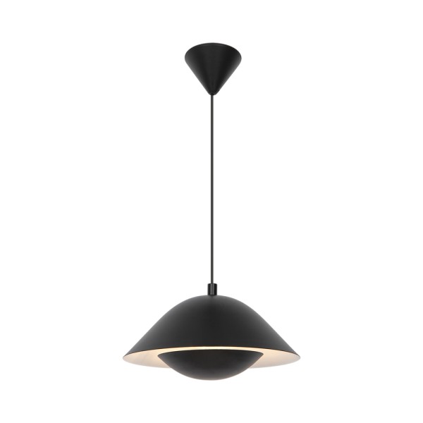 Schwarze Esstischlampe "Fresca" in modernem Design