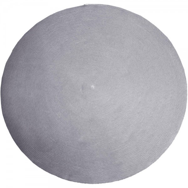 Großer Kunststoffteppich "Circle" L von Cane-line in Grau
