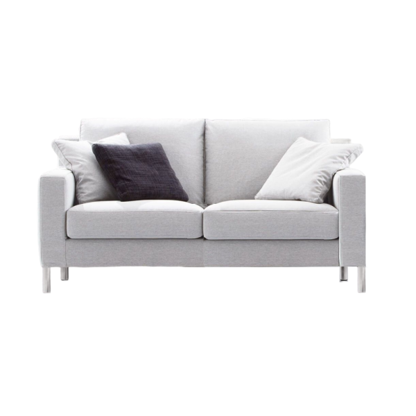  kleines Sofa "Neveah" in Weiß in Breite von 148 cm