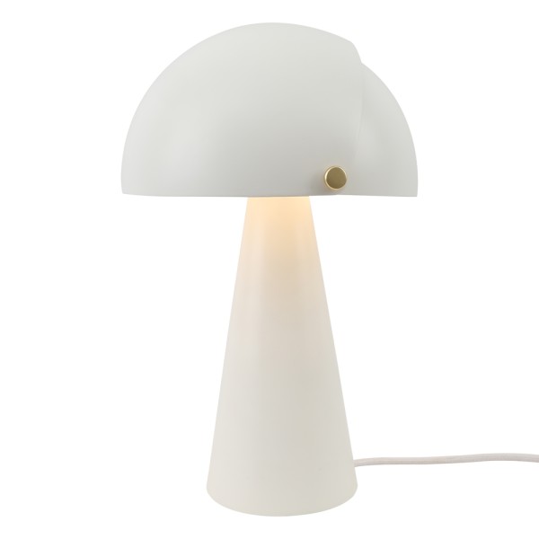 moderne Tischlampe "Alista" in Weiß