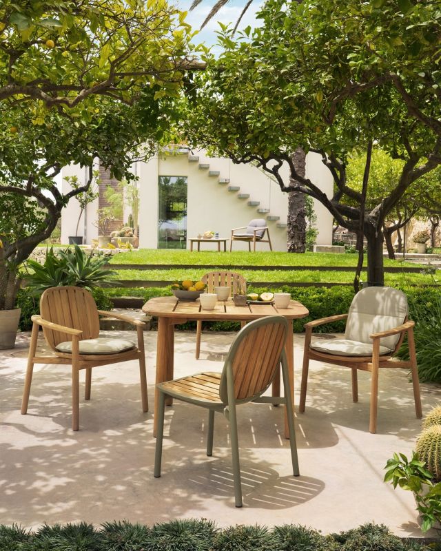 Italienische Designer Outdoor Gartenmöbel Esstisch Stühle | milanari.com