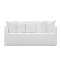Designer Husse Sofa "Ghost 10" von Gervasoni - in Weiß