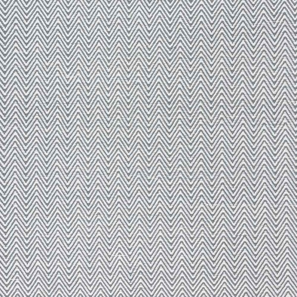 Baumwollteppich "Zigzag" von liv interior in Grau-Weiß
