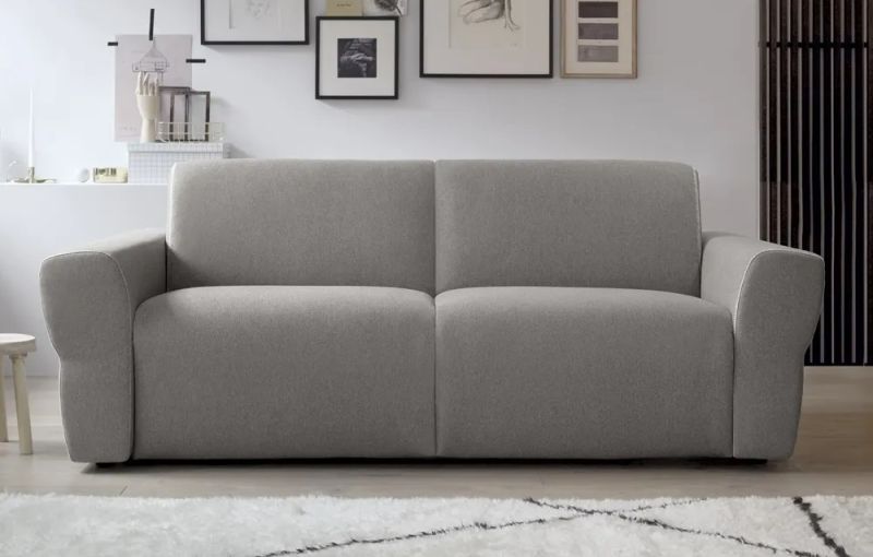 Designer Zweisitzer Sofa Couch grau | milanari.com