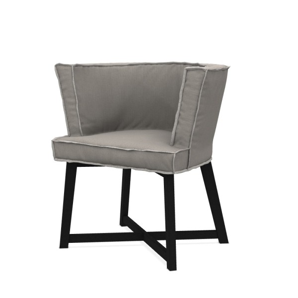 Gervasoni Designer Stuhl "Gray 26" "Gray 27" Eiche in schwarz lackiert