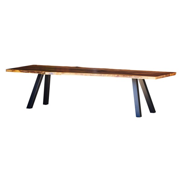 Designertisch "Walnut" mit Tischplatte aus Walnuss